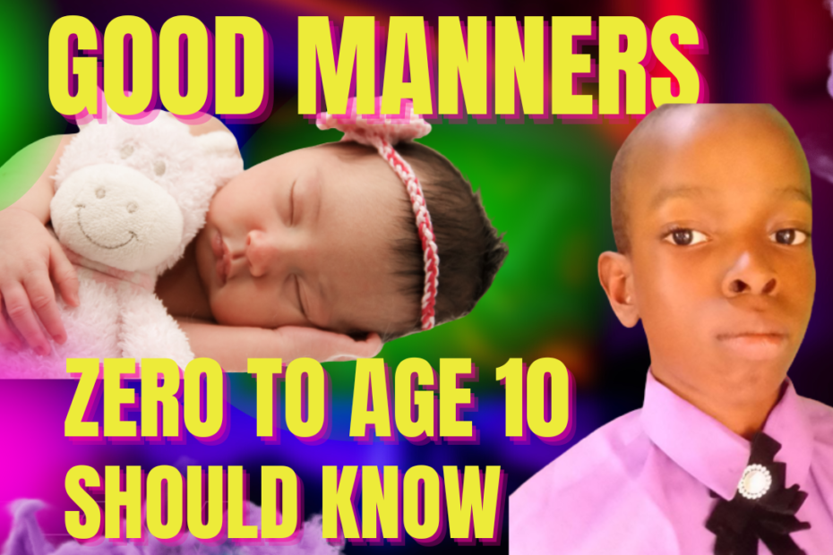 Good basic manners children should know